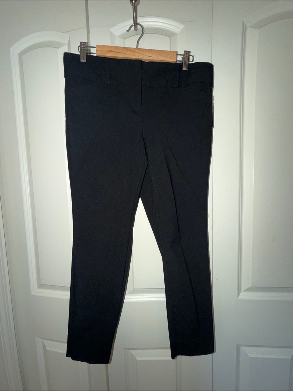 The Limited Black Straight-Leg Stretch Dress Pants